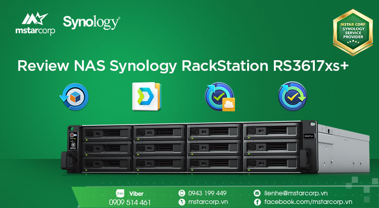 Review NAS Synology RackStation RS3617xs+
