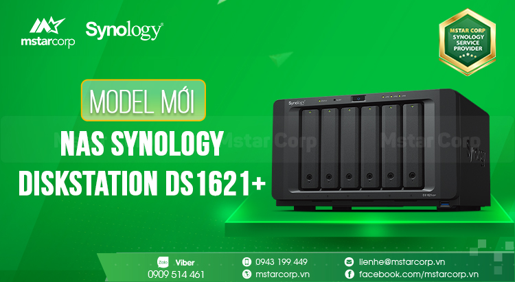 Model mới: NAS Synology DiskStation DS1621+