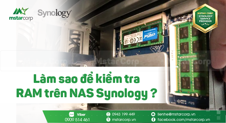 Làm sao để kiểm tra RAM trên NAS Synology ?