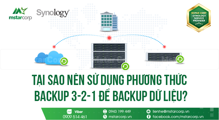 Tại sao nên sử dụng phương thức backup 3-2-1 để backup dữ liệu?