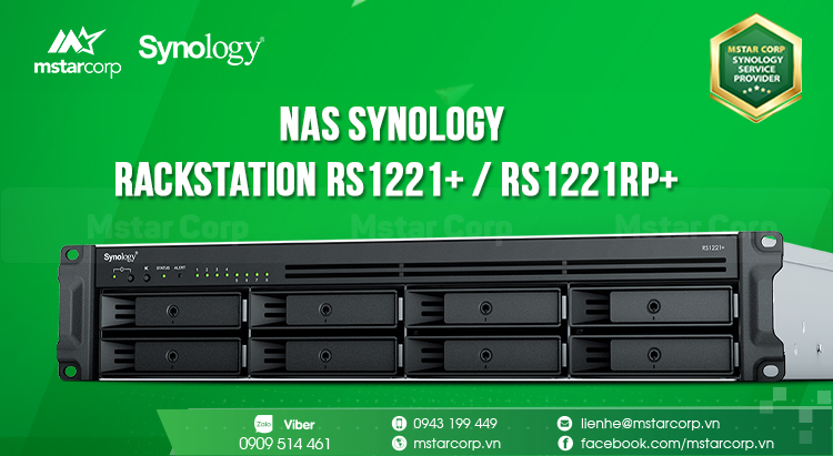 NAS Synology RackStation RS1221+ / RS1221RP+