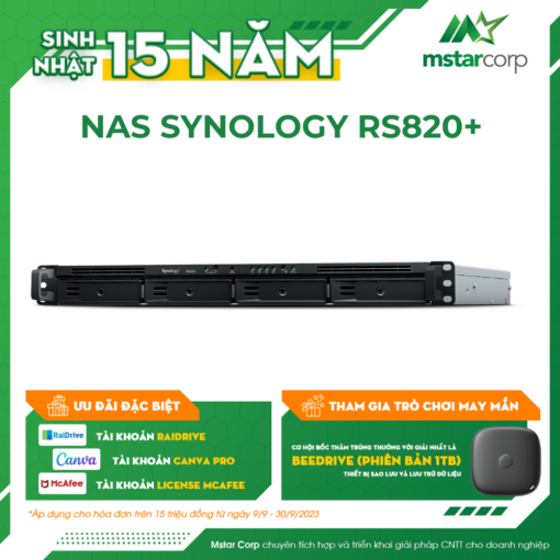 NAS SYNOLOGY RS820+