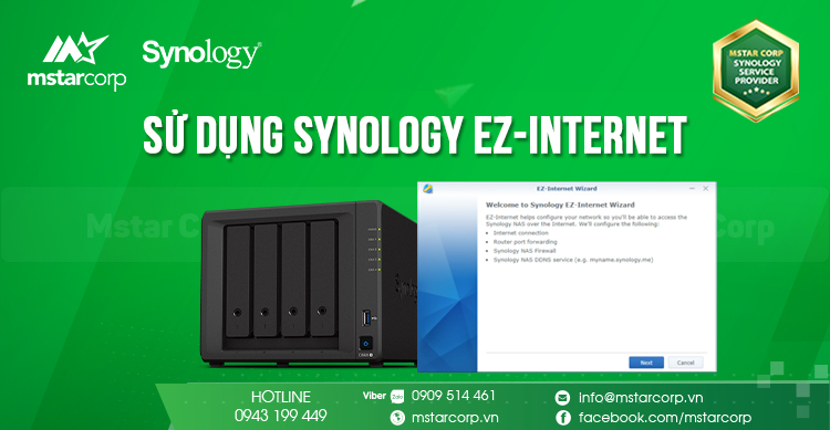 su dung Synology EZ-internet