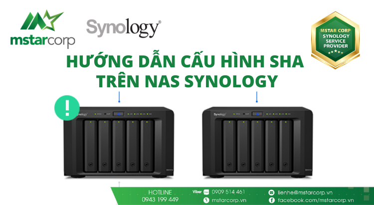 Hướng dẫn cấu hình SHA trên NAS Synology