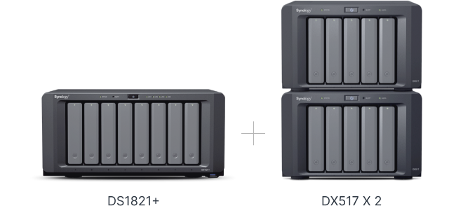 Khả năng mở rộng bộ nhớ của DS1821+ phù hợp với nhu cầu lưu trữ