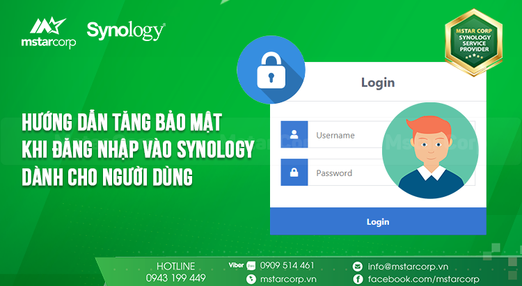 Hướng dẫn tăng bảo mật khi đăng nhập vào Synology dành cho người dùng