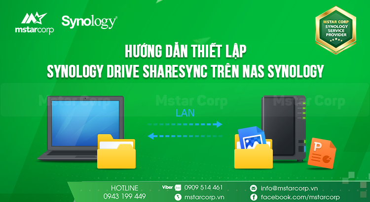 Hướng dẫn thiết lập Synology Drive ShareSync trên NAS Synology