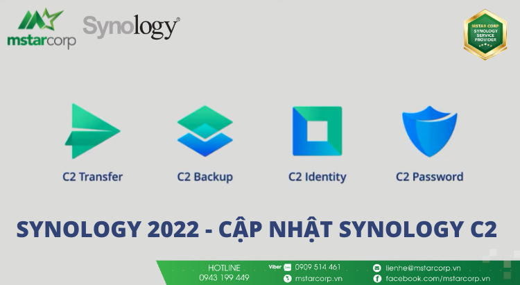SYNOLOGY 2022 - CẬP NHẬT SYNOLOGY C2