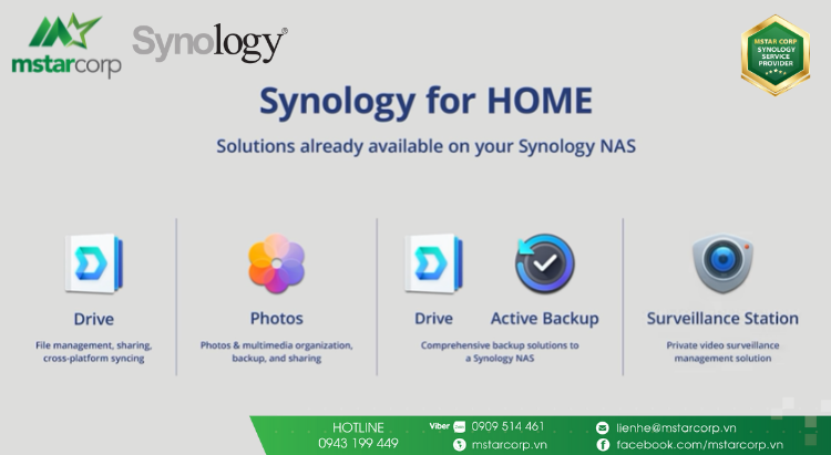 Synology 2022 - Cập nhật các giải pháp mới cho người dùng cá nhân, gia đình
