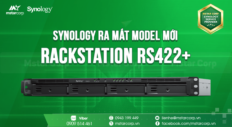 Synology ra mắt model mới RackStation RS422+