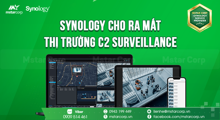 Synology cho ra mắt thị trường C2 Surveillance