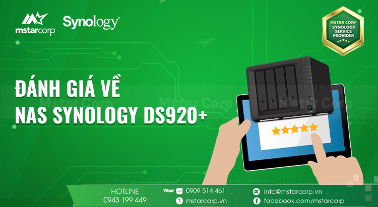 Đánh giá về NAS Synology DS920+