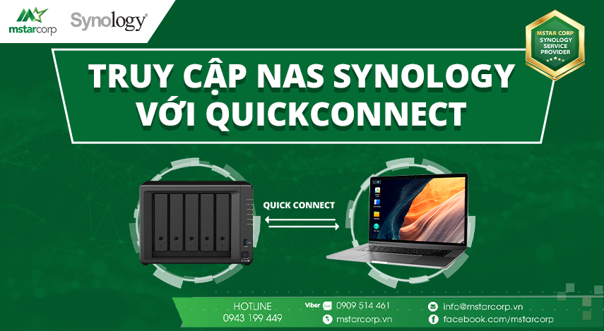 TRUY CẬP NAS SYNOLOGY VỚI QUICKCONNECT
