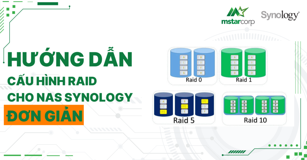 Hướng dẫn cấu hình RAID cho NAS Synology đơn giản