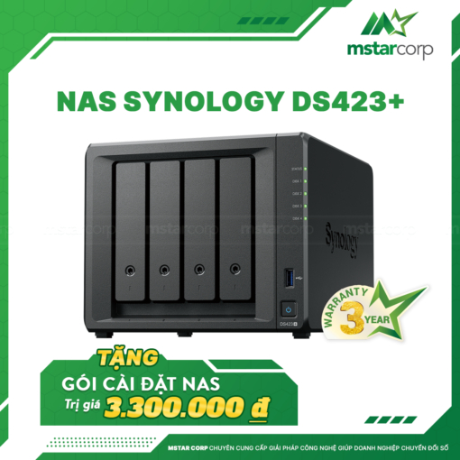 NAS Synology DS423+ - Top các thiết bị NAS cho gia đình