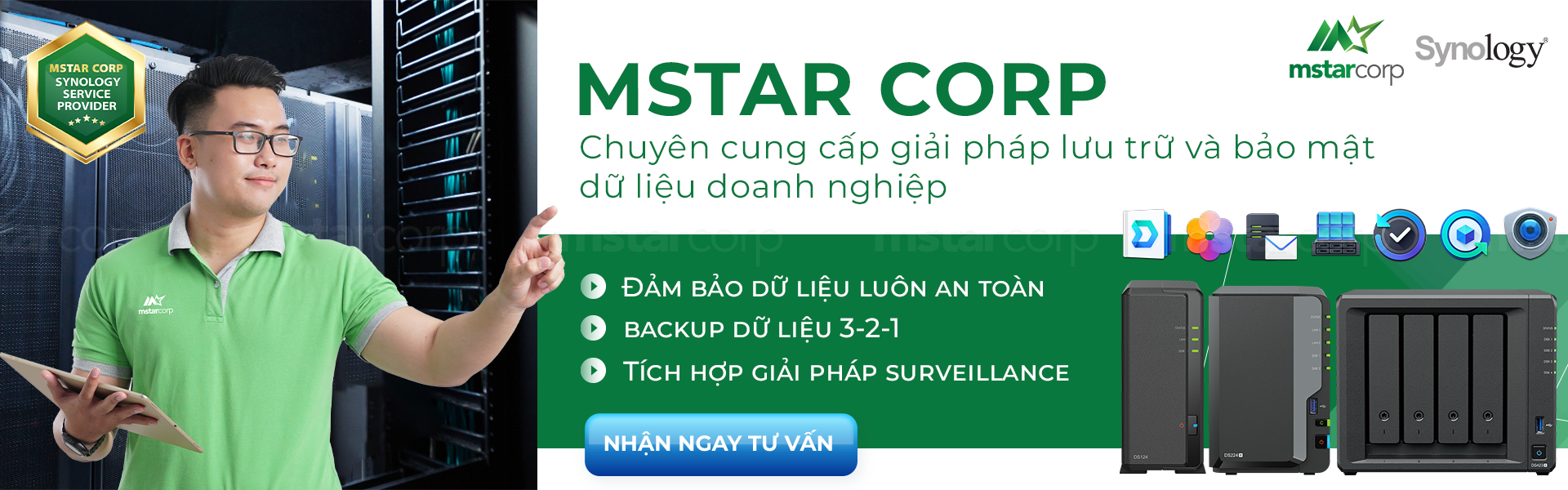 Mua NAS DS124 chính hãng, giá tốt tại Mstar Corp