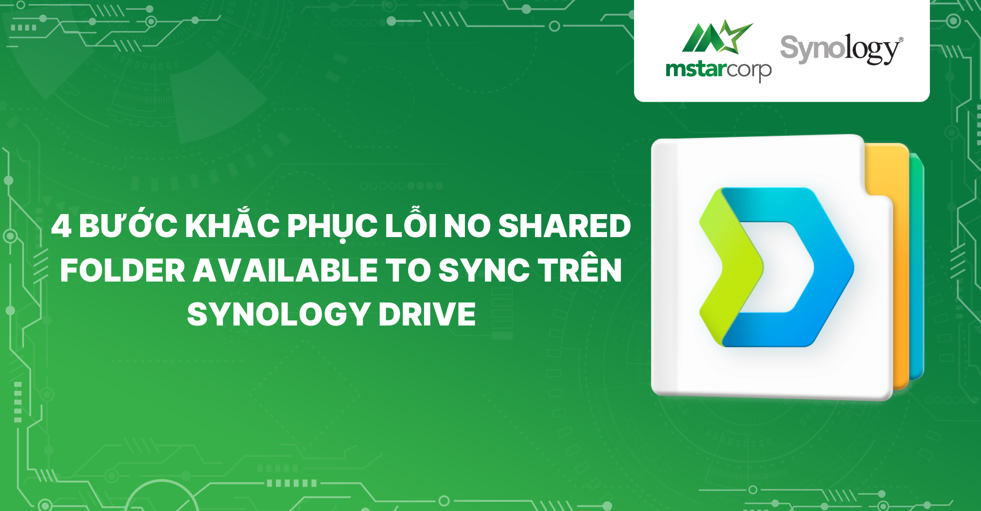 4 bước khắc phục lỗi No shared folder available to sync trên Synology ...