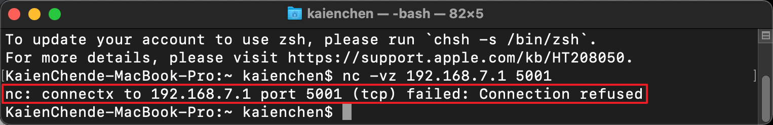 Cách nhận biết cổng TCP mở hay chưa trên máy tính Mac (macOS 11 Big Sur hoặc cao hơn)
